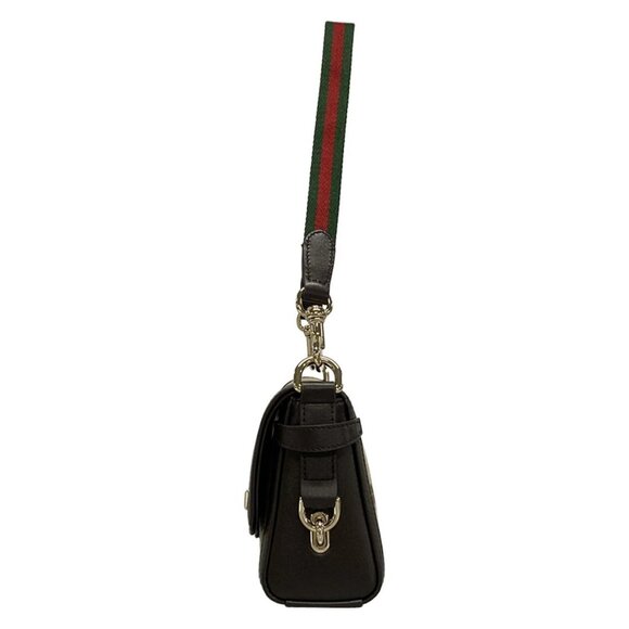 Auth GUCCI GG pattern, Shelly (web) 786027 Dark Brown Beige Multi Jacquard - Picture 6 of 16